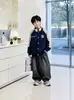 Chaqueta de Otoño 2026 para Niños, Chaqueta de Béisbol Estilo Universitario para Niños Mayores, Tops Cortavientos Casuales con Bloques de Color para Niños, Moderno