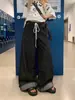 Moda Transfronteriza Retro Americano Pantalones Casuales Otoño 2025 Nuevos Pantalones de Pierna Ancha de Lunares Cintura Alta Adelgazantes Largos de Moda