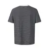 Tiro Real de Camiseta Deportiva Casual Rayada de Secado Rápido Manga Corta para Hombre Estilo Americano Moderno Bloques de Color Especial P19