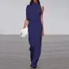 Nuevos Pantalones Europeos para Mujer 2024 Color Sólido Cuello de Montaña Pantalones Pantalones de Vestir de Comercio Exterior de Amazon