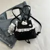 Linda Mochila de Conejo de Dibujos Animados con Lunares y Encaje Estilo Girly 2026 Nueva Versátil Moderna Pequeña de Gama Alta