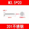 Tornillos Autorroscantes Avellanados 201/304, Tornillos Autorroscantes de Cabeza Plana Phillips, Tornillos para Madera Ka de Punta Cónica M3M3.5M4M5M6