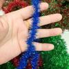 En Stock 2 cm 5 Piezas Hilo de Vidrio Dorado y Plateado Encaje Guirnalda de Navidad Cinta Decoración de Fiesta Juguete Accesorios DIY