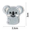 Parche de Tela Bordado Nuevo Transfronterizo Animal de Dibujos Animados Flor Parche Bordado Parche Parche Agujero Parche Decorativo Parche Parche Parche