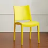 Silla de Plástico Simple Respaldo Silla Silla Adulto Silla de Comedor Silla de Ocio para Exterior Apilable Silla Engrosada Silla de Negociación