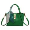 Bolso de diseño de nicho, nuevo bolso de cubo vintage de moda de otoño, elegante bolso bandolera de seda con bufanda decorativa.