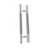 Manija de puerta de vidrio gruesa manija de puerta de acero inoxidable para tiendas puerta corredera sin marco reposabrazos puerta templada