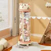 Contenedor de almacenamiento para muñecas para uso doméstico, vitrina transparente de gran capacidad para almacenar muñecas y juguetes, herramienta mágica de almacenamiento para juguetes de peluche