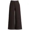 Pantalones de Pierna Ancha con Estilo y Temperamento para Mujer Otoño Invierno 2026 Nuevos Gruesos de Cintura Alta Adelgazantes Acortados Moda Versátil Pantalones Casuales