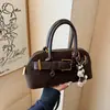 Bolsa tote estilo retrô para mulheres, nova coleção de verão 2025, bolsa de ombro moderna e fashion, bolsa de ombro simples e de grande capacidade