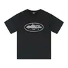 Camiseta Casual de Moda Juvenil con Estampado Alcatraz Corteiz Transfronteriza de Estilo Americano de Marca de Tendencia de Manga Corta Redonda Reflectante