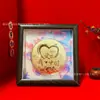 Moneda conmemorativa de oro puro 999 Feliz Cumpleaños 50mg, un adorno de oro que trae riqueza, un regalo promocional popular para transmisiones en vivo