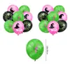 Bruja Mala Bruja Niños Fiesta de Cumpleaños Temática Decoración Banner Bandera para Pastel Set de Globos Transfronterizo