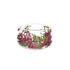 Bol de Cristal con Flores Secas para Postre, Frutas y Verduras, Sopa y Fideos, Estilo Minimalista Moderno