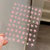 Macaron Y2K Pegatinas para Uñas de Estrella de Cinco Puntas Simples Versátiles Adhesivas Irregulares Pegatinas de Arte para Uñas de Estrella de Cinco Puntas