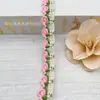 Nuevo Estilo Inspirado en Chanel Ramo de Flores Pequeñas de Ganchillo Coloridas Encaje Estilo Étnico Accesorios para Ropa DIY Cinta Tejida en Stock