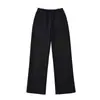Pantalones de chándal rectos de estilo perezoso con cintura elástica y cordón, moda de otoño, versátiles, holgados, adelgazantes, casuales, deportivos