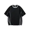 Camiseta de Manga Corta de Secado Rápido para Hombre, Nuevo Estilo de Verano, Antibacteriana, Protección Solar, Camiseta Deportiva para Hombres con Sobrepeso, Tallas Grandes, Talla Extra Grande Ropa de Hombre