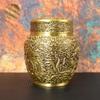 Hongda Latão Completo Dragão e Fênix Embossados Chengxiang Latas de Chá de Cobre Armazenamento de Luxo Leve para Casa e Escritório Ornamentos de Bronze
