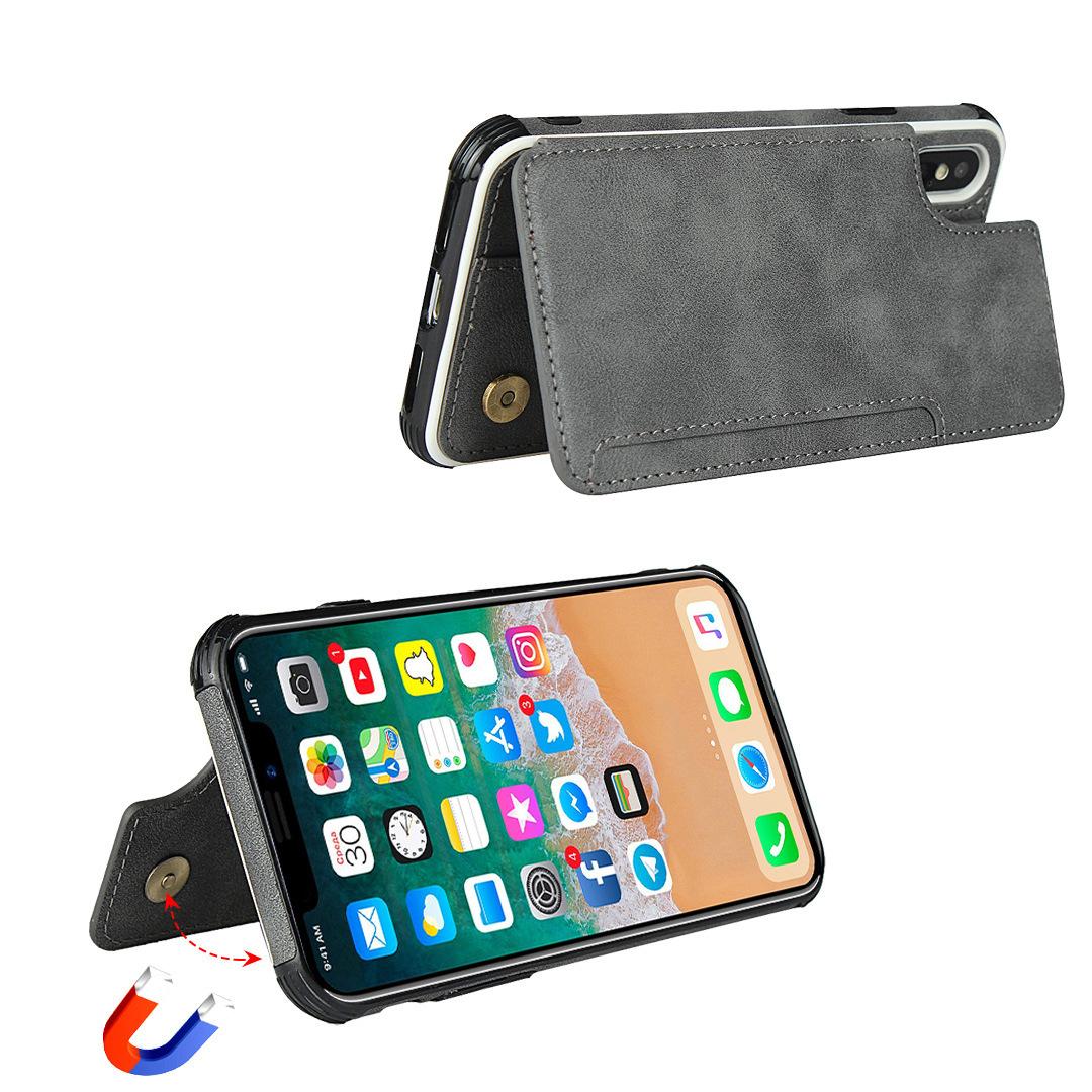 苹果iPhone X/Xs 翻盖插卡手机壳