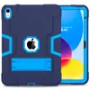 Adecuado para iPad (A16) 11 Ranuras para Bolígrafo Color Contrastante Robot Funda Protectora para Tableta iPad Pro13 Silicona Carcasa Anticaídas
