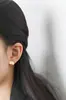 Pendientes Metálicos Curvos Personalizados Europeos y Americanos para Mujer Estilo Cool de Ins Pendientes de Diseño de Nicho Pendientes Sencillos