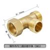 Unión de cobre de 4 puntos acero inoxidable rosca interior y exterior calentador de agua caldera de pared codo unión junta de tubo de agua PPR accesorios de tubo de cobre