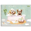 Caderno de desenho universitário (capa dura) Furfriends 80 Folhas.