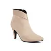 Comércio Exterior Estilo Europeu e Americano Bico Fino Salto Alto Botas Femininas Outono Inverno Botas de Cano Curto Tamanho Grande Botas Curtas L9-1