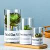 Florero de Vid de Alto Borosilicato para Arreglos Florales, Florero Multifuncional Simple para Cultivo de Plantas Verdes, Hecho a Medida para Escritorio de Oficina, Boca Ancha