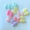 AB Jelly Series Bow Love Wool Ball Pieces DIY Mobile Phone Chain Bracelet Beaded Material Jóias Acessórios