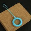 Anillo para teléfono móvil antiguo tejido a mano corto colgante de memoria USB llavero cuerda de paracaídas colgante de abanico adornos anti-pérdida venta al por mayor