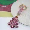 Llavero de Árbol de Navidad de Arcilla Suave al por Mayor con Diamantes, Lindo Colgante Personalizado para Bolso, Llavero de Coche, Accesorios Coloridos