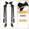 Peruca Trança Rabo de Cavalo Headwear Novo Arco Chinês Trança de Boxe Duplo Rabo de Cavalo Robe Manhã Guofeng Twist Trança Acessórios para o Cabelo