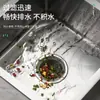 Peneira de pia de aço inoxidável com alça, bacia para lavar vegetais na cozinha, evita entupimentos, filtra detritos, malha fina, ralo universal