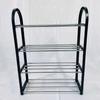 Estallidos transfronterizos combinación simple pasillo de dormitorio estante de almacenamiento de tubería de hierro engrosada capa de película no tejida zapatero