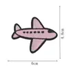 Nuevos Parches Bordados Termoadhesivos en Stock Serie Avión de Dibujos Animados Accesorios Decorativos para Zapatos Ropa