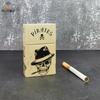 Caixa de cigarro de ferro de alta qualidade, caixa de cigarro de metal criativa, caixa de cigarro de lata, atacado, 20 caixas de cigarro, caixa a granel