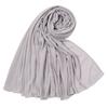 Nuevo bufanda larga de color liso de algodón modal de punto, superventas transfronteriza, bufanda cálida para la cabeza de algodón mercerizado, bufanda para mujer, otoño e invierno