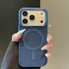 Adecuado para funda de teléfono magnética de refrigeración para celular Apple 18ProMax iPhone16 marco de metal cubierta protectora transpirable