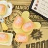 YQT Comida em Miniatura Brinquedo de Manteiga Pão Acessórios de Resina Mini Cozinha Pão de Coco Lanche Brinquedo Enfeites