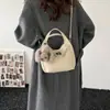Bolso Cubo Retro para Mujer Gran Capacidad Diseño de Nicho Bolso Versátil de Moda para Mujer 2025 Nuevo Bolso de Hombro Cruzado de Moda