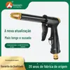 Pistola de água de alta pressão para lavagem de carros, direto da fábrica, pistola de pulverização, chuveiro, rega, escova potente para carro, limpeza de artefatos, pistola de água, atacado