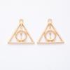 Accesorios de joyería DIY, aleación retro, conector triangular opcional de cinco colores, venta al por mayor, directo de fábrica 3593