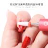 Cabezal de Cerámica para Pulir Uñas, Broca para Eliminar Uñas y Piel Muerta, Herramienta de Pulido Cilíndrica en Forma de Maíz, Herramienta para Arte de Uñas