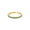 Anillo Geométrico de Moda con Circonita Colorida de Diamante Completo para Mujer, Diseño de Nicho, Exquisito, Elegante y Único, Nuevo Lujo Ligero