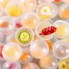 Comida Mixta Juego Gashapon 1 yuan 2 yuan Moneda Máquina Gashapon Huevo de Juguete Mini Gashapon Transparente Venta al por Mayor Ceremonia de Jardín de Niños