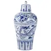Botella de Vino Cerámica Antigua Jingdezhen 1 Jin 2.5kg Jarra de Vino Botella de Vino Celadón Set de Vino Artístico Jarra de Vino 5kg Barril de Vino