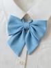 Camisa de uniforme jk con moño de moda con cosas pequeñas mariposa oblicua estudiante dulce linda cuello estilo universitario japonés