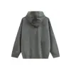 North Boundary Ropa para Hombre Estilo Americano Marca de Tendencia Otoño 2025 Nuevo Suéter Jacket de Tejido Polar Ártico Pesado con Capucha para Hombre
